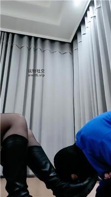 【爱秀套图】【拽拽】长靴黑丝蹂躏踩脚奴JS250105-15