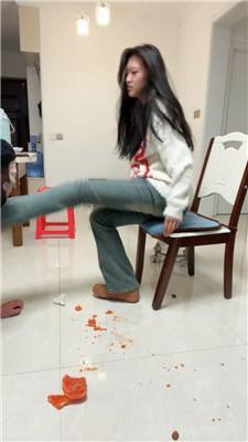 锅盖子脏鞋脚下喂食羞辱上 bf49062