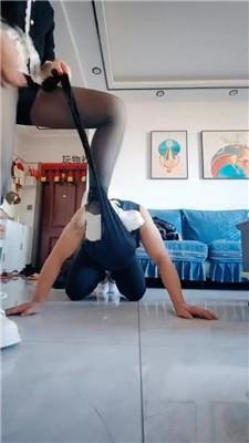 李老师小白鞋黑丝全体重踩踏 JS250116-5