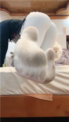 萱子厕奴瑜伽裤臭脏白袜    250114-17
