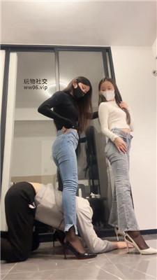 诗诗双S-高跟黑丝踩虐/抽耳光/转胯狗爬/赏赐圣水双视角bf49330