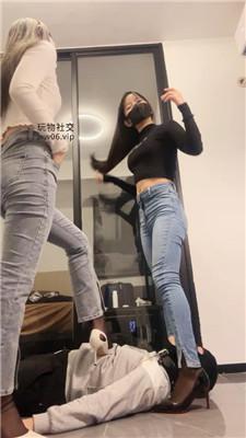 诗诗双S-高跟黑丝踩虐/抽耳光/转胯狗爬/赏赐圣水双视角bf49330