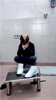 奇了怪了胯下鞭打狗爬/小白鞋白袜辱 JS250122-8