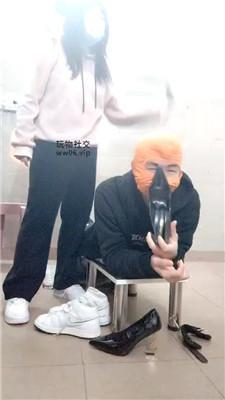 奇了怪了胯下鞭打狗爬/小白鞋白袜辱 JS250122-8