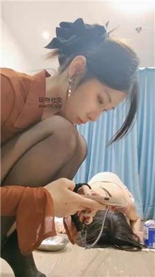 喵酱紫超骚CD奴羞辱脚下喂食 bf49516