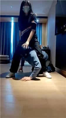 奇了怪了运动鞋白袜踩踏/骑马骑脖 JS250127-12