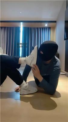 奇了怪了运动鞋白袜踩踏/骑马骑脖 JS250127-12