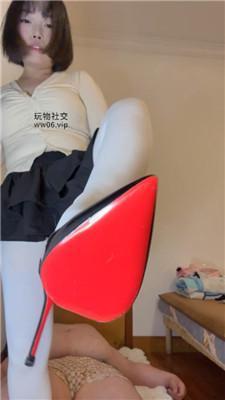 佳佳袜子塞嘴-数据线鞭打-皮鞋白袜踩 bf50281