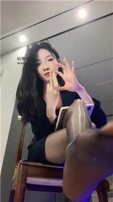 千千职业装油亮黑丝寸止炸干    250213-11