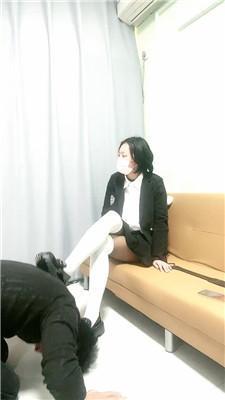 琪琪殿下皮鞋过膝白袜玩虐双视角版 JS250227-17