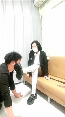 琪琪殿下皮鞋过膝白袜玩虐双视角版 JS250227-17