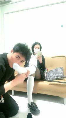 琪琪殿下皮鞋过膝白袜玩虐双视角版 JS250227-17