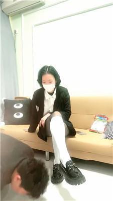 琪琪殿下皮鞋过膝白袜玩虐双视角版 JS250227-17