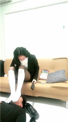 琪琪殿下皮鞋过膝白袜玩虐双视角版 JS250227-17