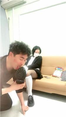 琪琪殿下皮鞋过膝白袜玩虐双视角版 JS250227-17