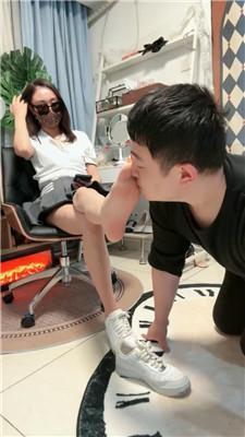 苒溪沉浸式-舔肉丝脚/强制闻鞋 JS250224-20