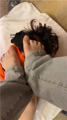 玥野兔黑棉袜酸臭脚丫踩狗脸 JS250225-3