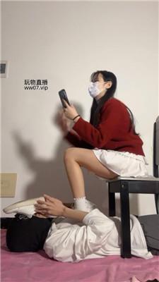 甜恬桌底视角-休闲鞋白棉袜气味辱 bf50651