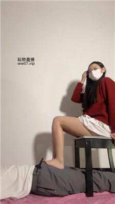 甜恬桌底视角-休闲鞋白棉袜气味辱 bf50651