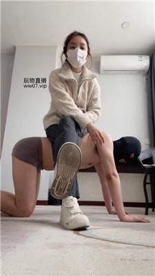 香芋朱朱骑狗背/舔脏鞋堆堆袜/踩踏 bf50892