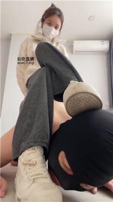 香芋朱朱骑狗背/舔脏鞋堆堆袜/踩踏 bf50892