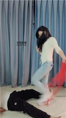 三寸五花大绑-休闲鞋白袜踩 JS250303-32