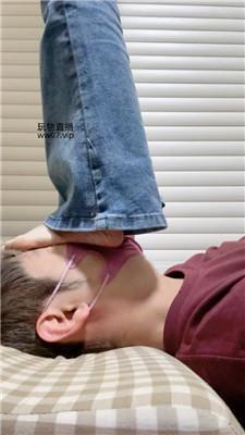 安安sama帆布鞋玉足全体重踩踏 bf50917