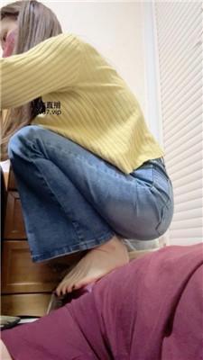 安安sama帆布鞋玉足全体重踩踏 bf50917