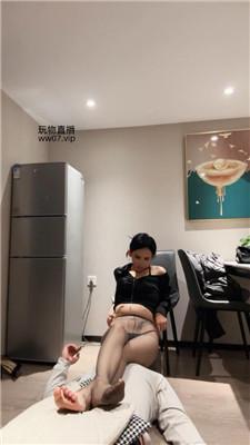 亚兮模特S-黑丝美腿诱惑废物奴 bf50914