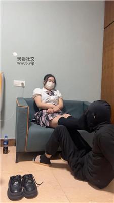 白鹭JK学生主-及膝袜皮鞋虐/抽耳光/转胯狗爬/坐脸窒息 JS250112-52