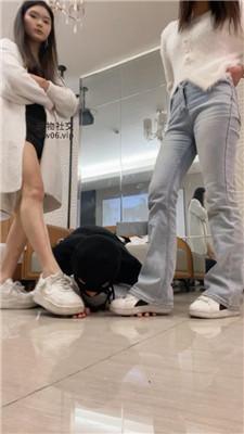 沐沐大大双S-精神小妹暴力踢踹虐打 JS250113-8