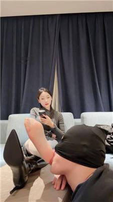 沅芷大人沉浸式-长靴原味玉足狂舔 JS250113-6