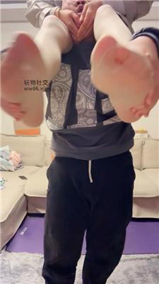 埋汰骑马骑脖/肉丝脚踩踏 JS250113-11