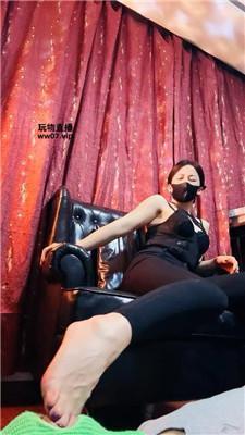 冷颜长靴白袜虐狗笼绿帽 JS250316-17