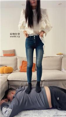 埋汰抽耳光/黑棉袜碾压踩 JS250111-35