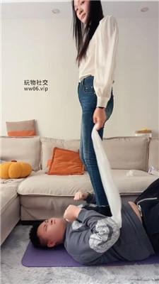 埋汰抽耳光/黑棉袜碾压踩 JS250111-35