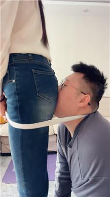 埋汰抽耳光/黑棉袜碾压踩 JS250111-35