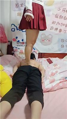 广西木木可爱小主坐狗背虐/踩踏 JS250109-26