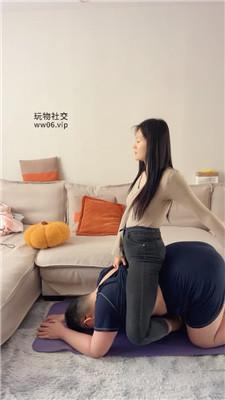 埋汰牛仔裤坐脸/原味棉袜脚踩虐 JS250109-31