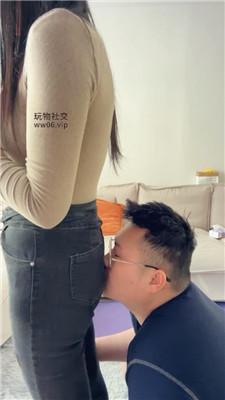 埋汰牛仔裤坐脸/原味棉袜脚踩虐 JS250109-31