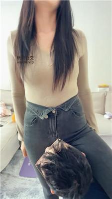 埋汰牛仔裤坐脸/原味棉袜脚踩虐 JS250109-31