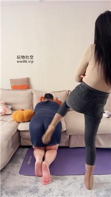 埋汰牛仔裤坐脸/原味棉袜脚踩虐 JS250109-31