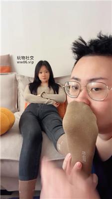 埋汰牛仔裤坐脸/原味棉袜脚踩虐 JS250109-31