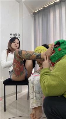 Qi7纹身小妹-捆绑虐下贱情侣奴 bf49217