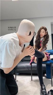 一茶艺校女神S-JK学生皮鞋及膝袜虐 bf49186