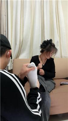 【爱秀套图】【向晚】原味棉袜捂脸窒息JS250308-18