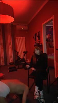 小渔抽耳光/运动鞋白袜踩/鞭打 JS250304-38