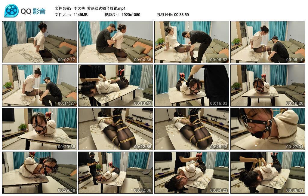 【爱秀套图】【李大侠】紫涵欧式驷马放置
