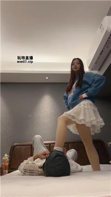 球球白袜脚踩虐/坐脸窒息 JS250316-10