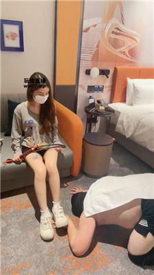 香芋朱朱骑马狗爬-藤条重度鞭打 JS250324-13